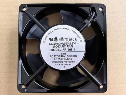 COMMONWEALTH FP-108-1 S1 B 12CM 12038 冷却ファン AC220/240V 新品 12 ヶ月保証 激安​