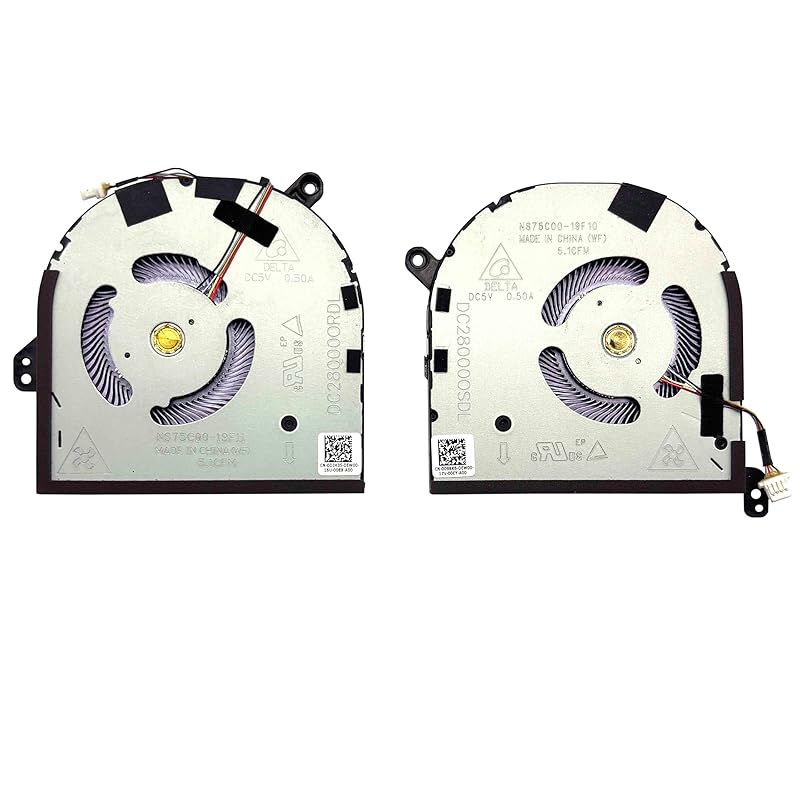 デル XPS 15 9530 ノートパソコン クーリングファン CN-0594WG CN-0MC4KC CPU+GPU 交換用 純正品質 DragonWings 