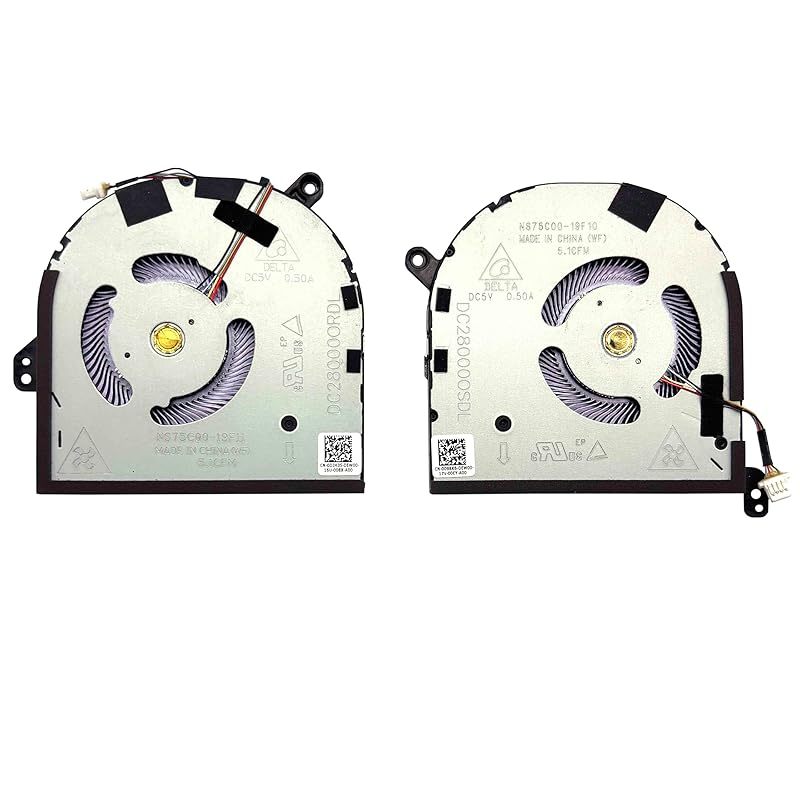 デル XPS 15 9530 ノートパソコン クーリングファン CN-0594WG CN-0MC4KC CPU+GPU 交換用 純正品質 DragonWings