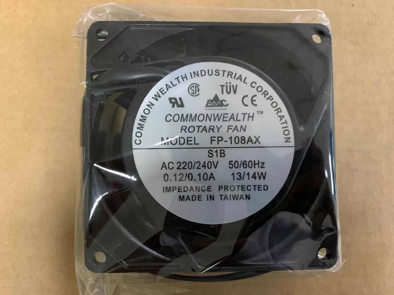 Commonwealth FP-108AX-S1B 808025mm 冷却ファン AC220/240V 2Wire 新品 12 ヶ月保証 激安​