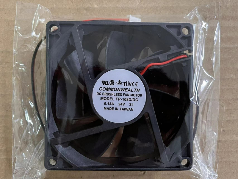 COMMONWEALTH FP-108D/DC S1 8025 8CM 正方形 DC 冷却ファン 24V 0.13A inverter 新品 12 ヶ月保証 激安​