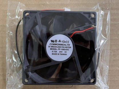 COMMONWEALTH FP-108D/DC S1 8025 8CM 正方形 DC 冷却ファン 24V 0.13A inverter 新品 12 ヶ月保証 激安​