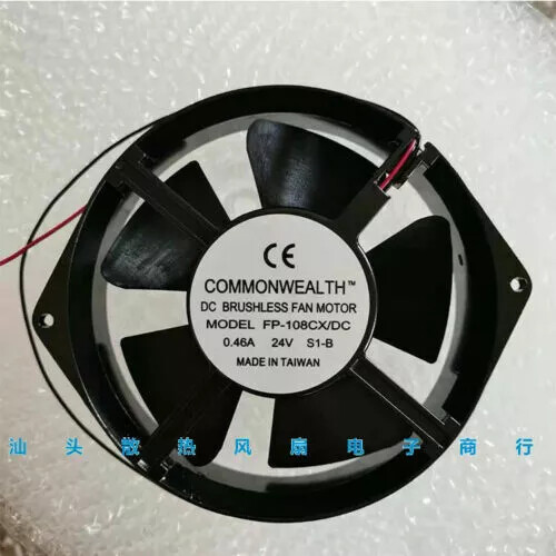 Commonwealth FP-108CX/DC-S1-B 冷却ファン DC24V aluminum frame 新品 12 ヶ月保証 激安​