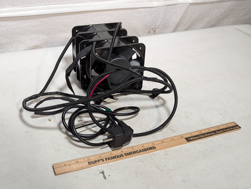 Commonwealth ROTARY FAN FP108EX-S1-B 冷却ファン 3 個セット 110/120VAC 新品 12 ヶ月保証 激安