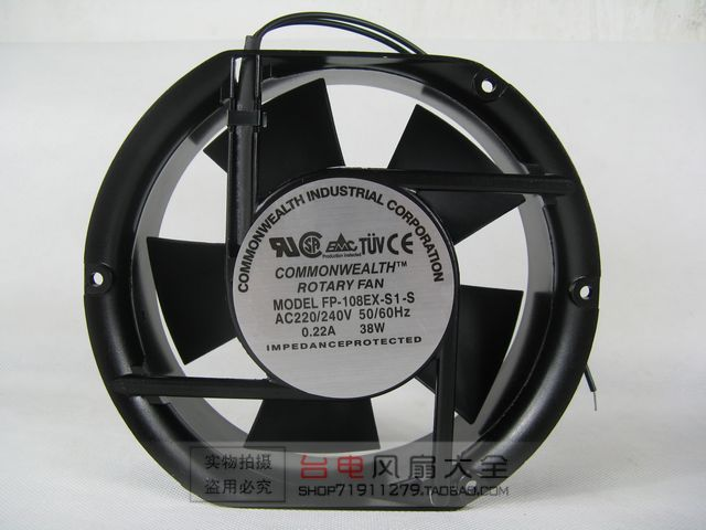 Commonwealth FP-108EX-S1-S Rotary 冷却ファン AC220/240V 50/60HZ 新品 12 ヶ月保証