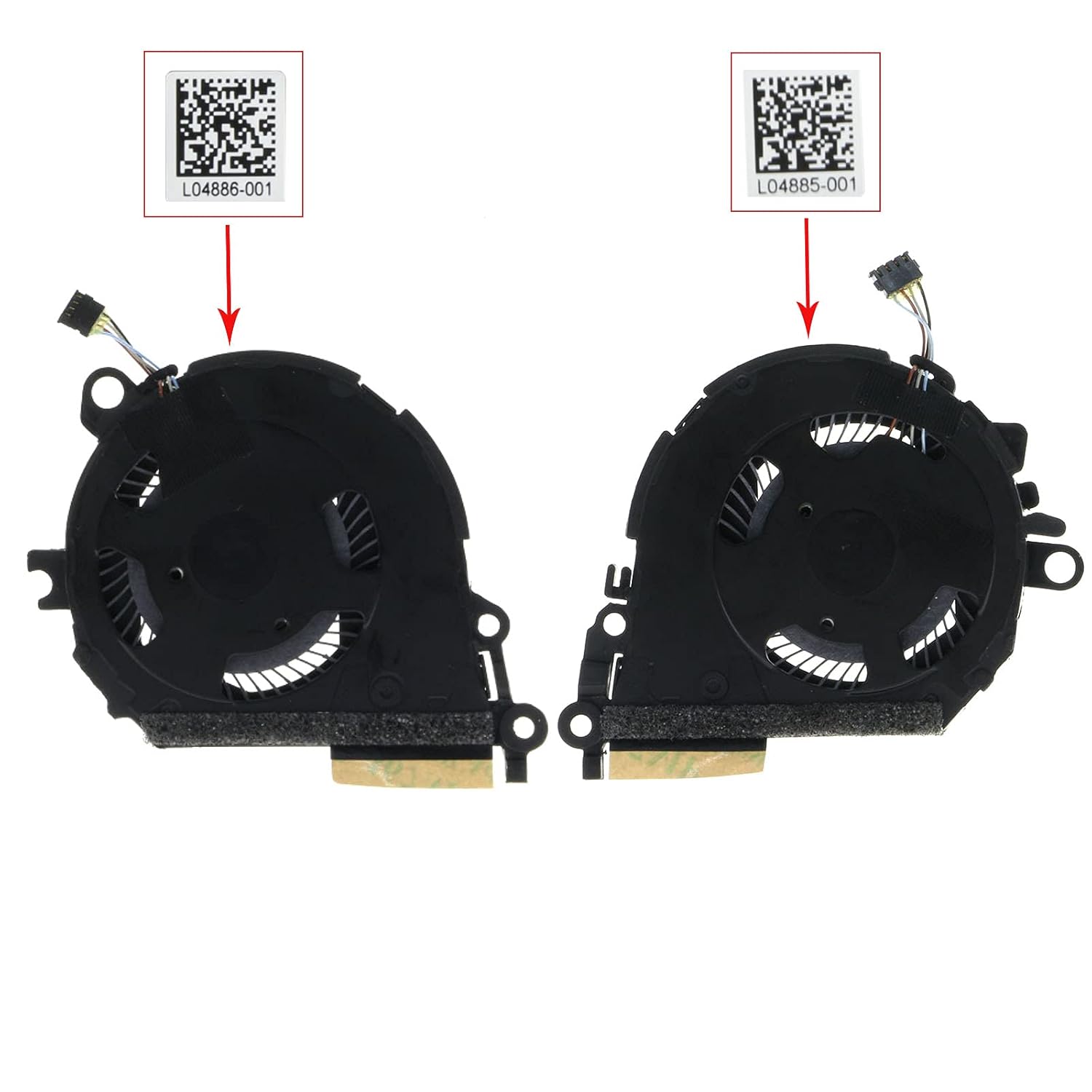 HP 13" Spectre X360 13-AP/13-AE 等 Genuine CPU 冷却ファン L04885-001 L04886-001 高品質即納