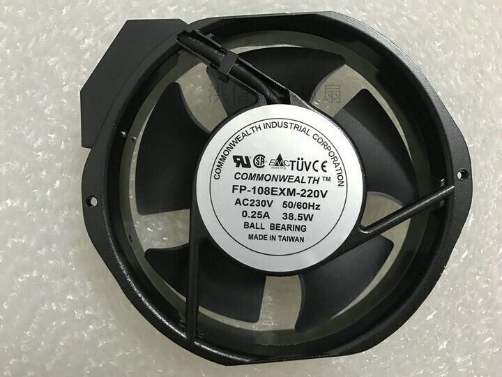 COMMONWEALTH FP-108EXM-220V 17238 UPS 冷却ファン 220/230V 0.25A 38.5W Doubl