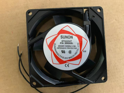 SUNON SF9225AT 2092HSL 軸流ファン AC220～240V 13/11W 92×92×25mm 2 ピン​
