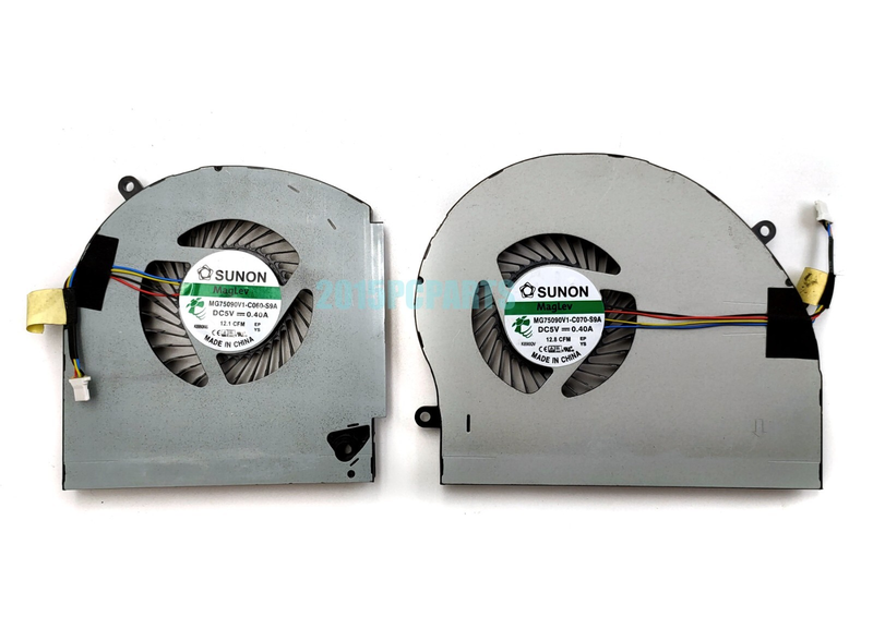 SUNON MG75090V1-C060-S9A MG75090V1-C070-S9A 冷却ファン DC5V 0.4A 4-Wire Dell Alienware 17 R4/R5 CPU+GPU 用 新品