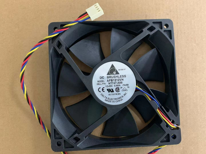 Delta AFB1212VH-AF96/F00/ PWM 12V 0.60A 12025 4PIN 冷却ファン 2/3/4 線対応