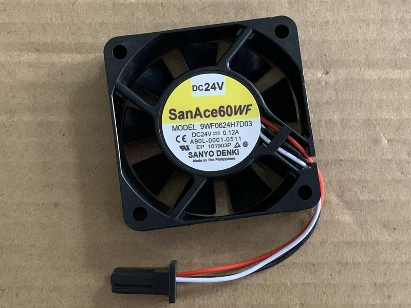 SANYO サーボアンプ用 冷却ファン 9WF0624H7D03 DC24V 0.12A 60×60×15mm Fanuc