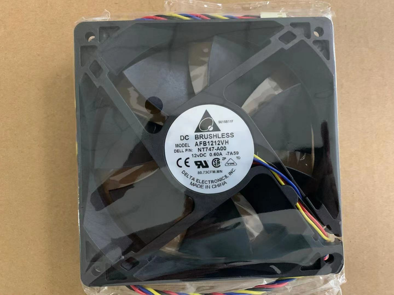 Delta AFB1212VH-AF96/F00/ PWM 12V 0.60A 12025 4PIN 冷却ファン 2/3/4 線対応