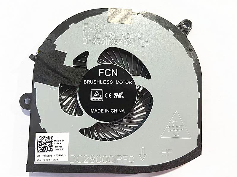 Dell XPS 15 9570 Precision 5520 5530 M5520 M5530 交換用 CPU GPU ファン 008YY9 0TK9J1 TK9J1 08YY9 新品即納