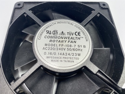 COMMONWEALTH FP-108-7 S1 B rotary 冷却ファン AC220/240V 新品 12 ヶ月保証 激安​