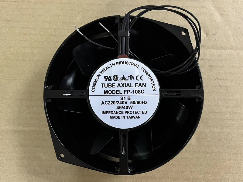 Commonwealth TUBE AXIAL FAN FP-108C-S1B 冷却ファン AC220/240V aluminum fram