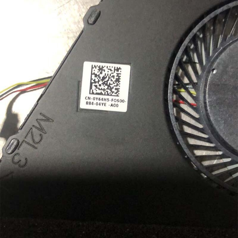 FCN Y64H5 0Y64H5 冷却ファン 0.5A 4-Wire Dell Inspiron 15 7573/7570 用 新品 12 ヶ月保証 激安