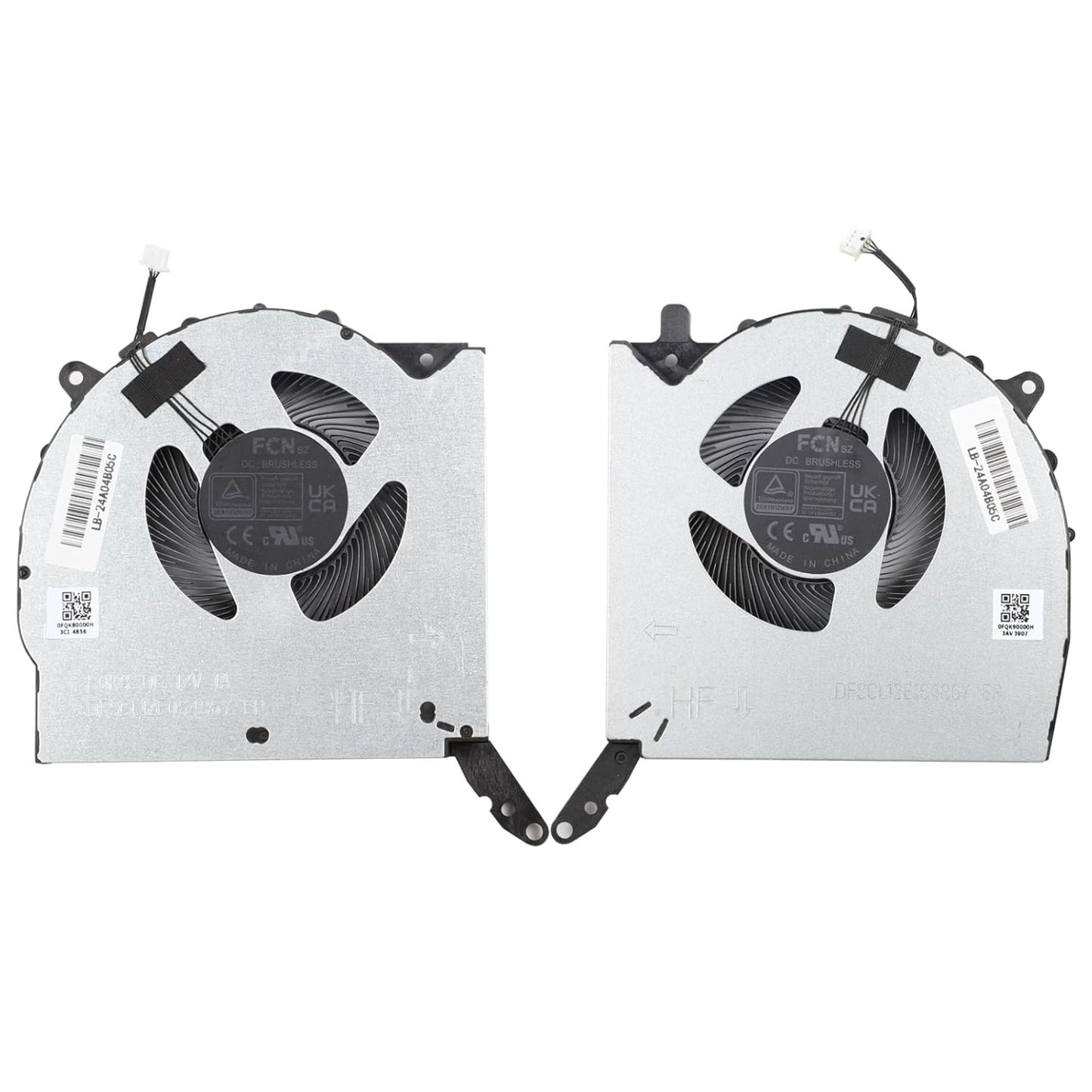 CPU+GPU Cooling Fan for Lenovo Legion Pro 5 16IRX8 82WK PRO 5 16ARX8 82wm R9000P Y9000P 2023 Series DFSCL12E06486Y FQK8 DFSCL12E16486Y FQK9 5H40S20807 5H40S20808 DC12V 1A Fan