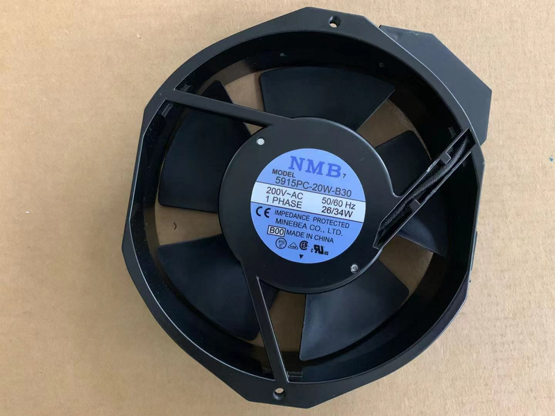 NMB-MAT 5915PC-20W-B30 200VAC 26/34W 172×150×38mm アルミフレーム冷却ファン
