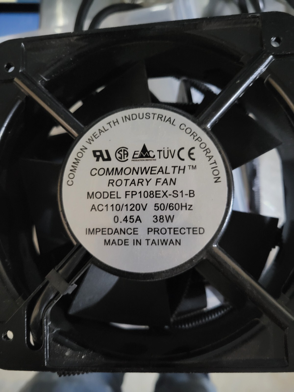 Commonwealth ROTARY FAN FP108EX-S1-B 冷却ファン 3 個セット 110/120VAC 新品 12 ヶ月保証 激安​