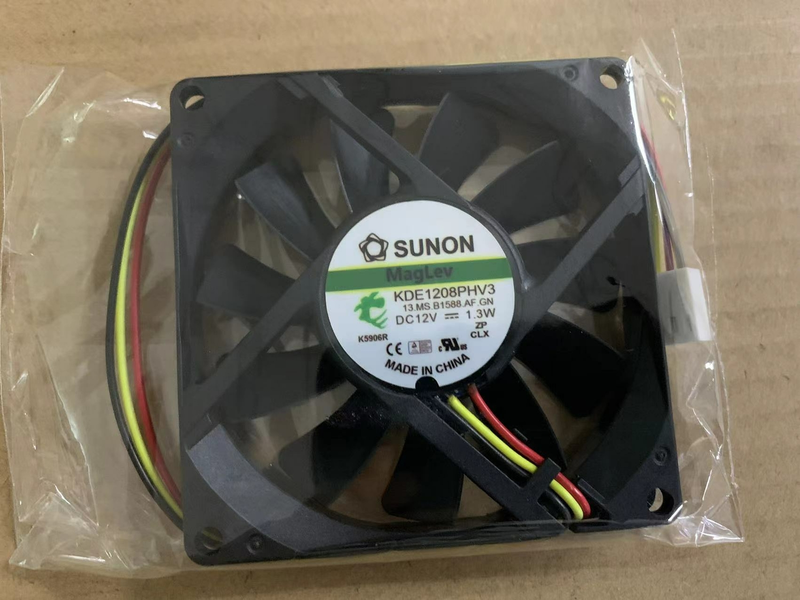 SUNON KDE1208PHV3 ファン 8015 12V 1.3W 3pin 高風量冷却ファン