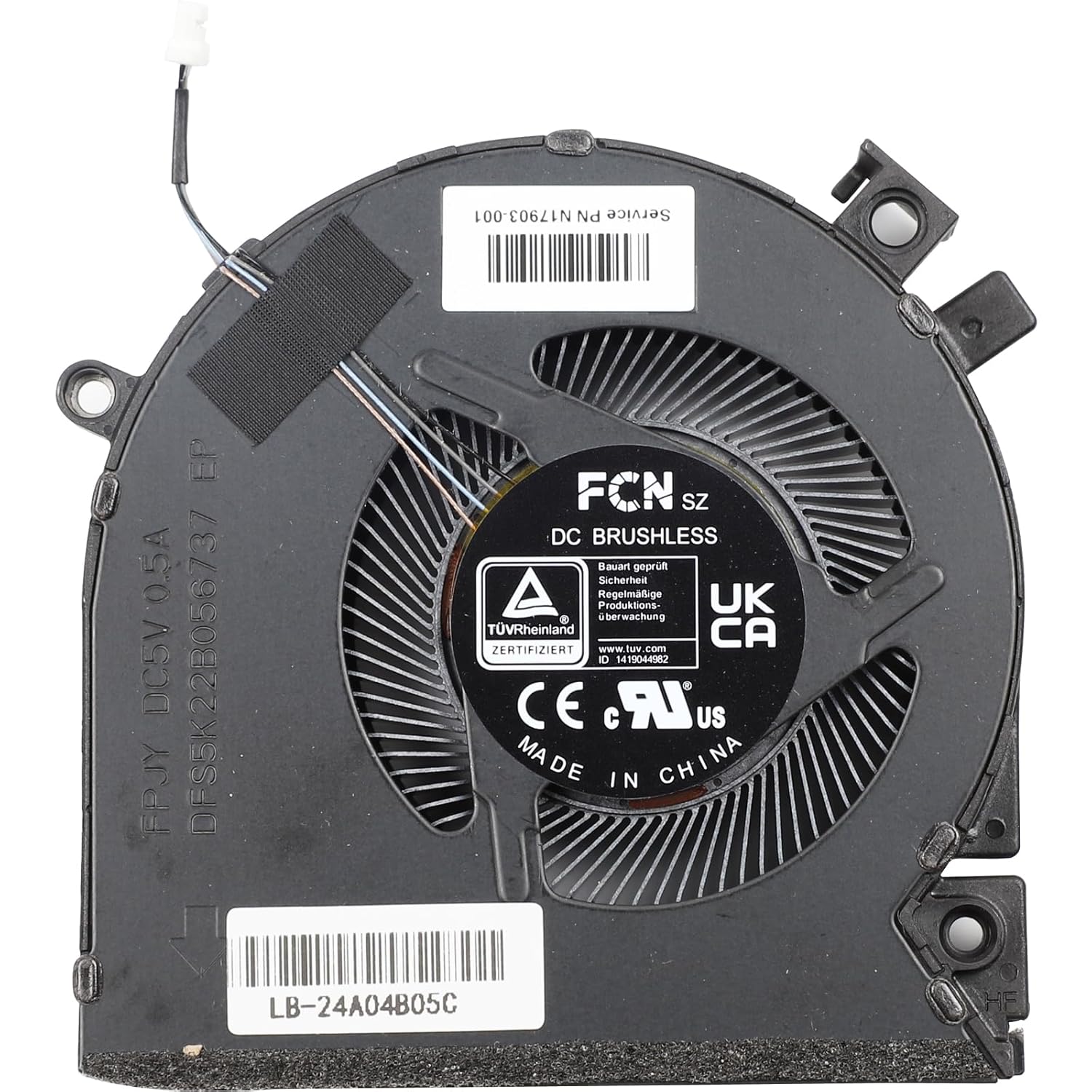 HP Victus 15-FA/15-FB シリーズノートパソコン用 DFS5K22B056737 ファン 5V 2.5W 4 ピン エアコーリング 特価販売！