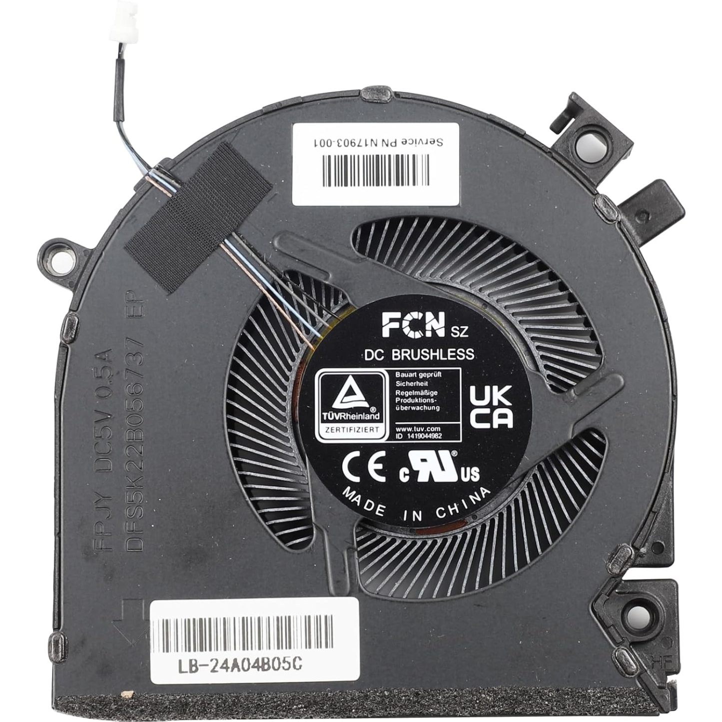 HP Victus 15-FA/15-FB シリーズノートパソコン用 DFS5K22B056737 ファン 5V 2.5W 4 ピン エアコーリング 特価販売！
