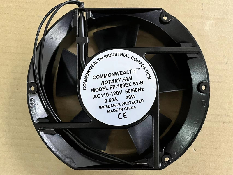 COMMONWEALTH FP-108EX-S1-B 110V 楕円形冷却ファン Ball bearing 172x150x51mm 2wi