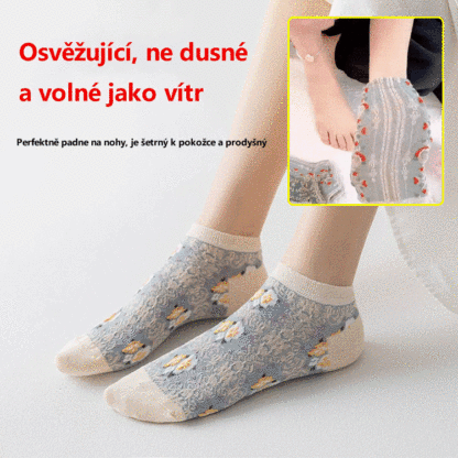 Retro dámské kotníkové ponožky
