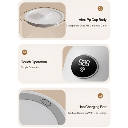 Mini wireless charging automatic small washing machine