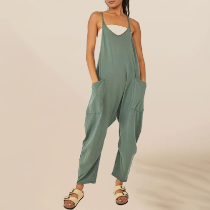 Fashion V-Neck Strappy Jumpsuit