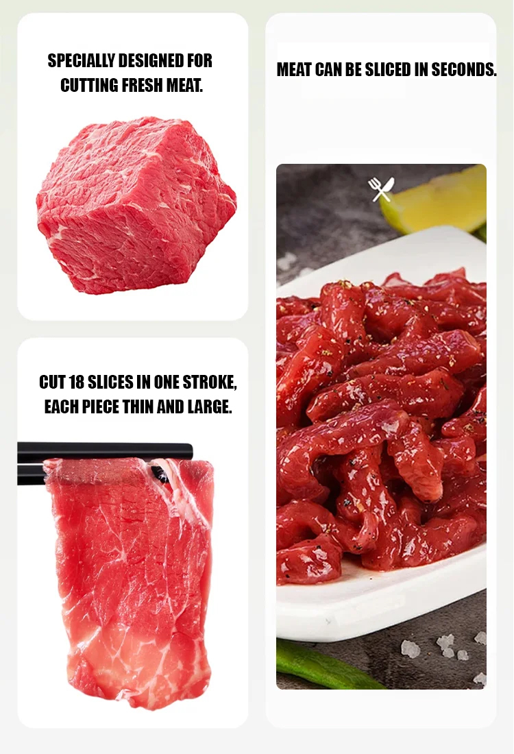 【3S Fast Meat Cutting】Stainless Steel Slice Fast Meat Cutting Tool