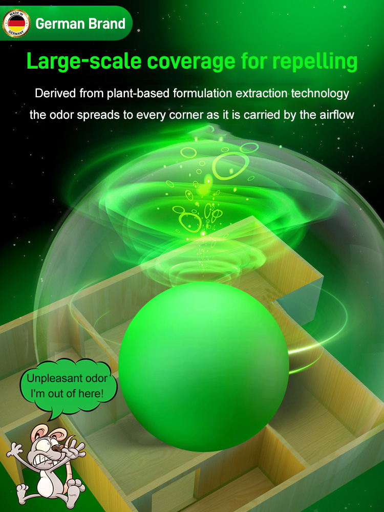 【One pellet lasts for one year!】Rodent and insect repellent sphere