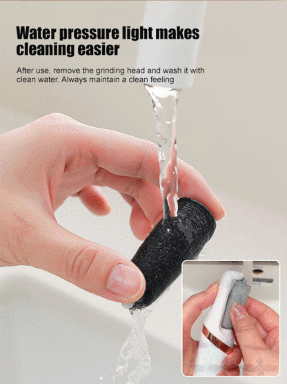 Electric foot scrubber