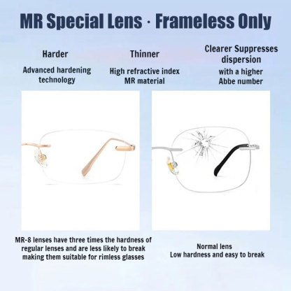 Men's highend antiblue light ultrahigh definition crystal glasses