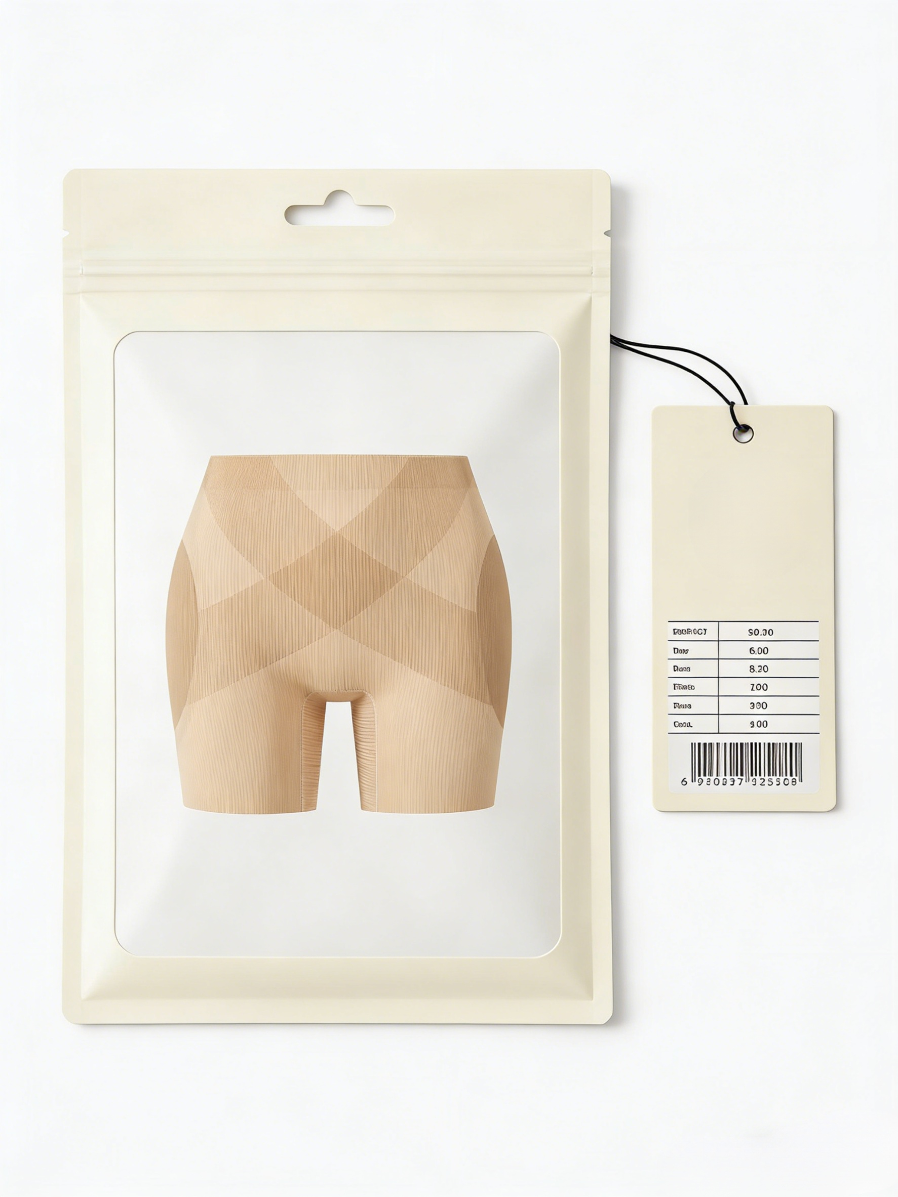 Natural crotch enhancement Shapewear Panties tummytucking pants Good elasticity Traceless Good fit P