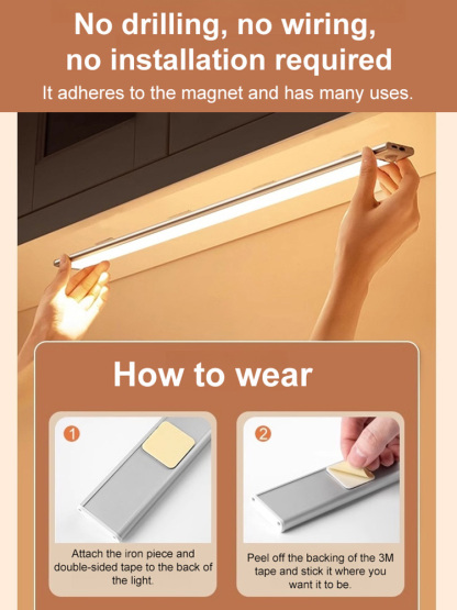 Ultra-thin sensor strip light