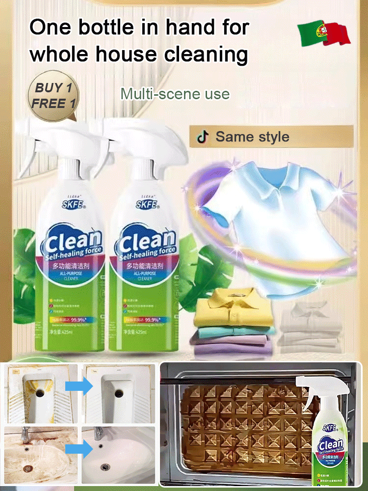 Multi-purpose household anti-bacterial cleaner