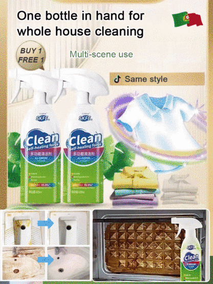 Multi-purpose household anti-bacterial cleaner