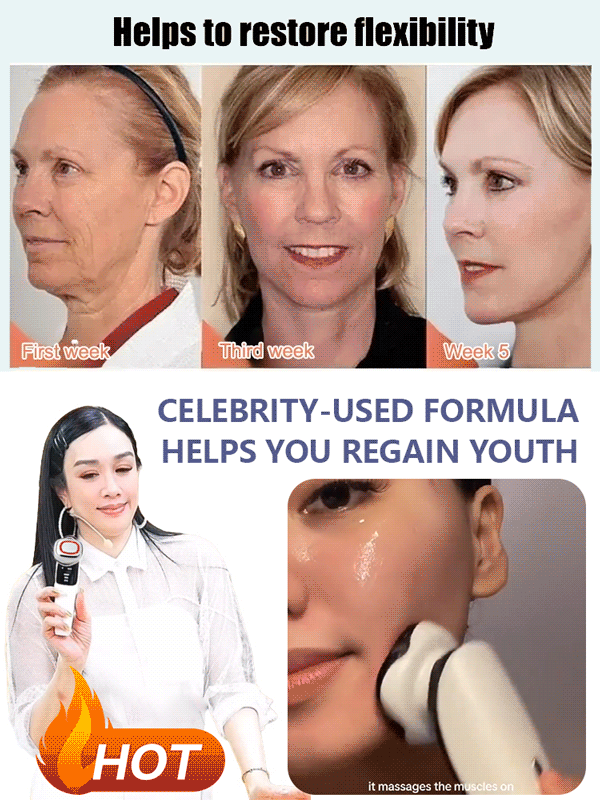 Firming and lifting facial massager