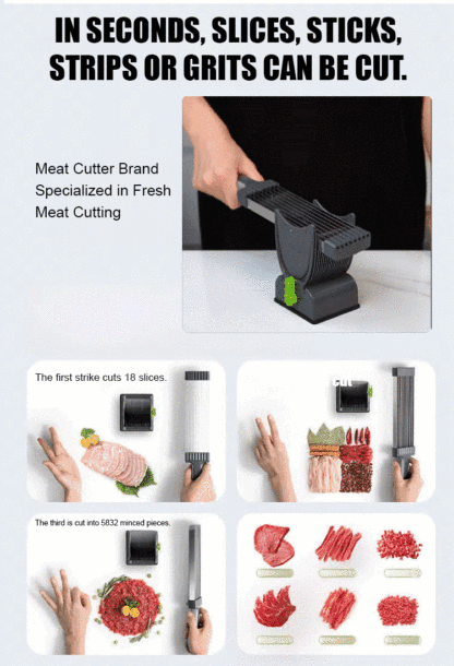 【3S Fast Meat Cutting】Stainless Steel Slice Fast Meat Cutting Tool
