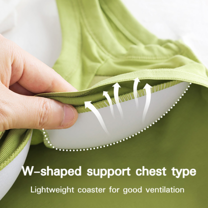 Camisole thin nonmarking bottoming undershirt female summer outwear with bra pads tops