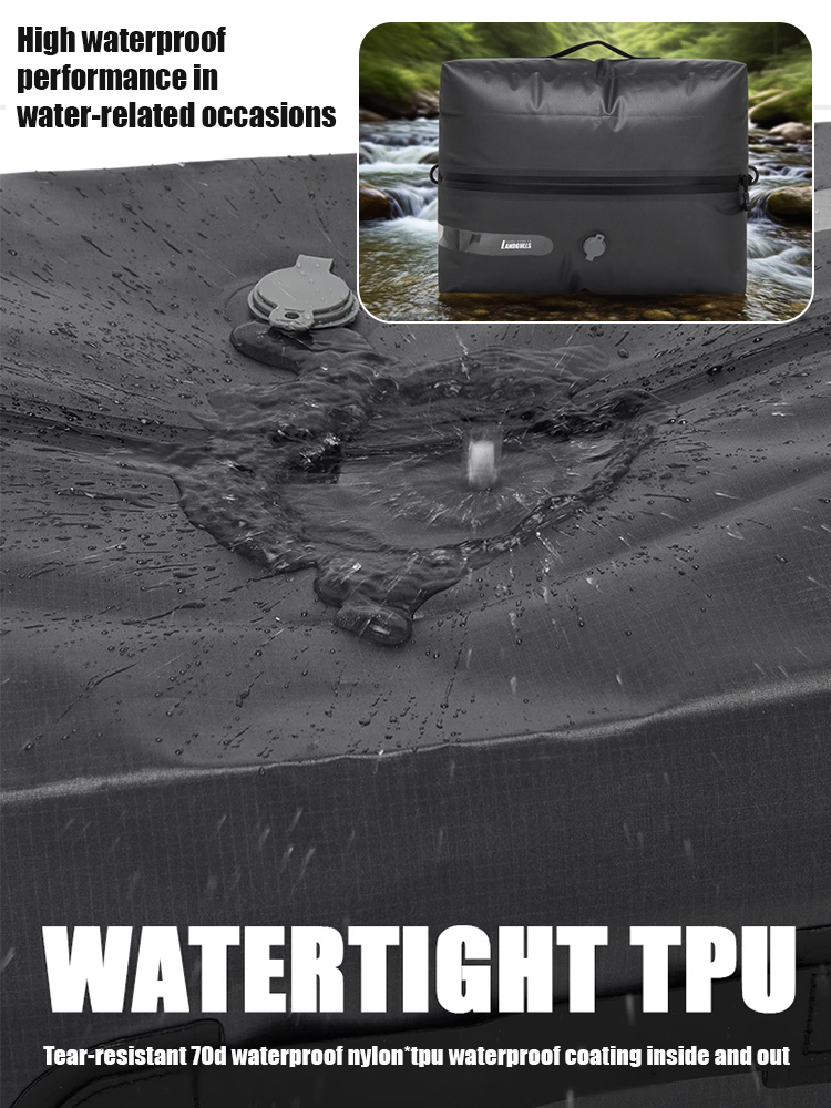 Pump-free travel clothing storage compression bag