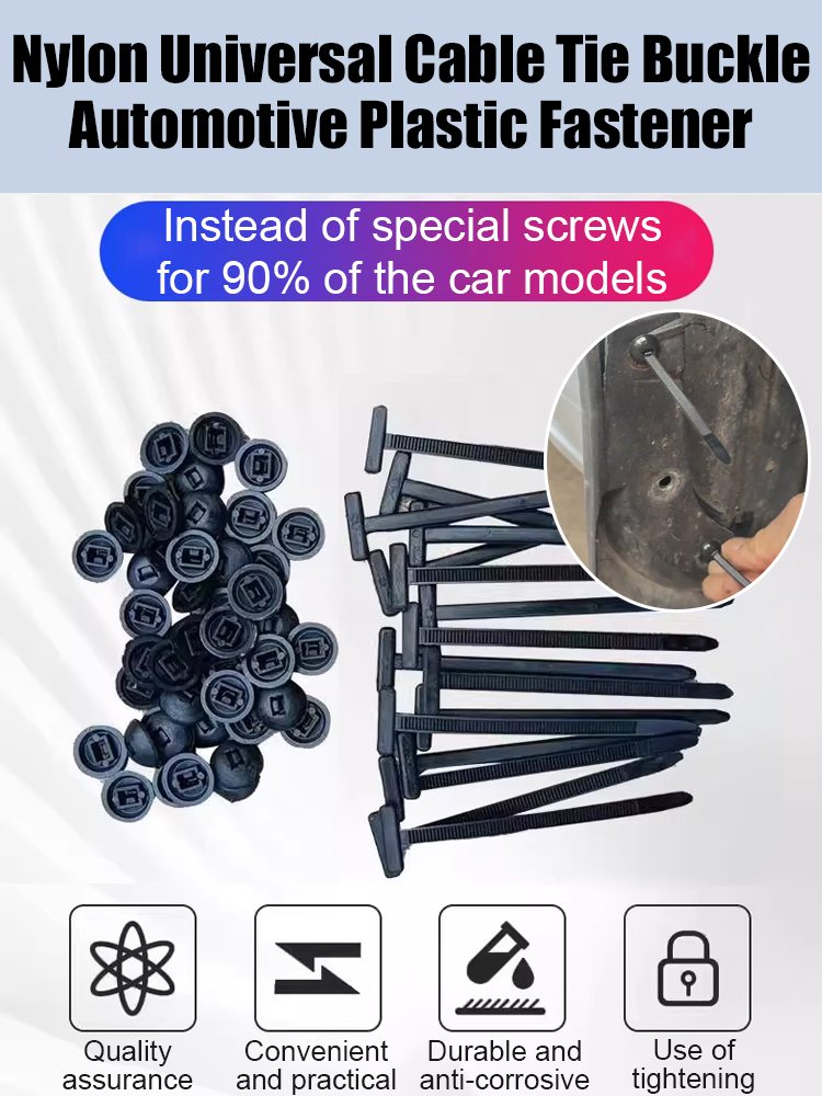 Nylon Universal Cable Tie Buckle Automotive Plastic Fastener