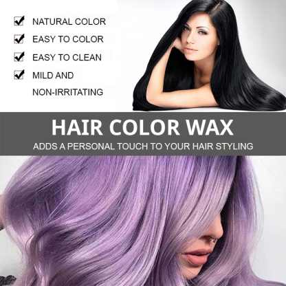 Men's Cool Color Hair Clay Colorful Styling Wax Black Brown Cool Color Hair Clay