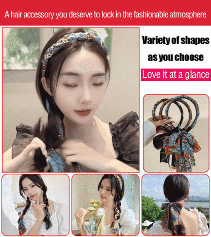 Vintage Bow Ribbon Headband