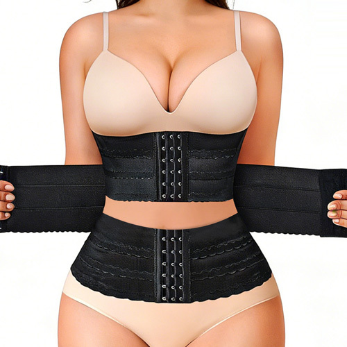 (Enhanced Version/Comfortable Waist Trainer) Breathable Body Shaping Waist Belt