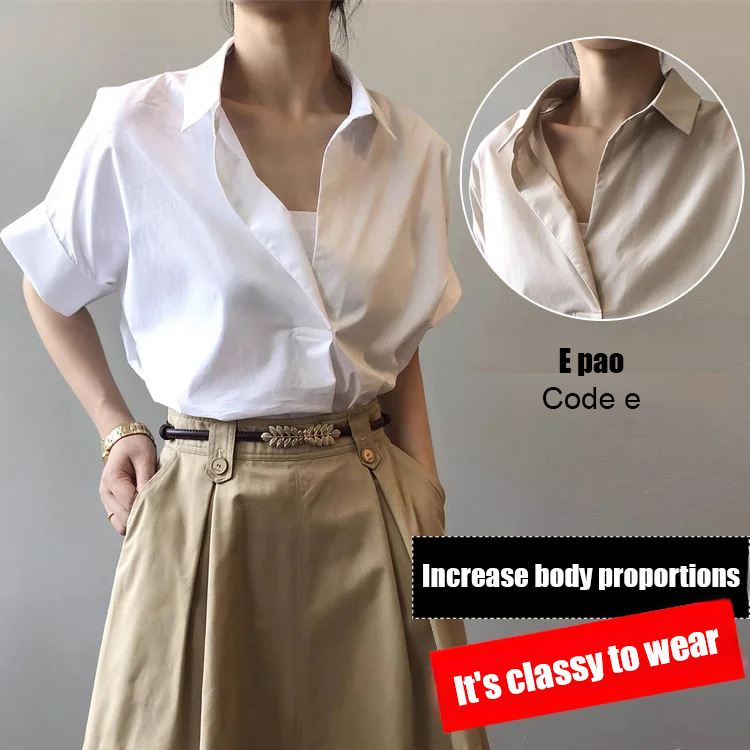 Women's solid color shirts