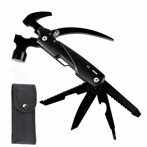 Stainless steel multifunctional claw hammer, outdoor multi-purpose pliers hammer pliers