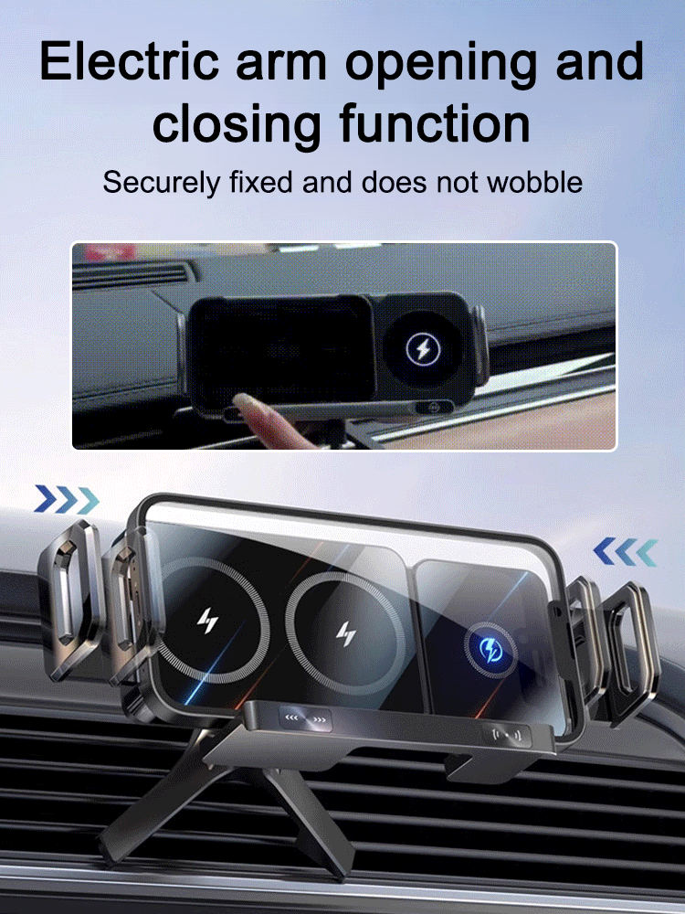 Smart induction wireless car holder