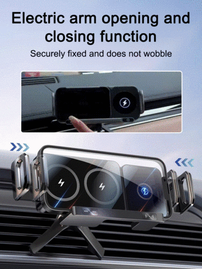 Smart induction wireless car holder